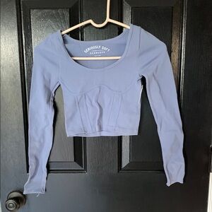 Aeropostale Women's Blue Long Sleeve Top